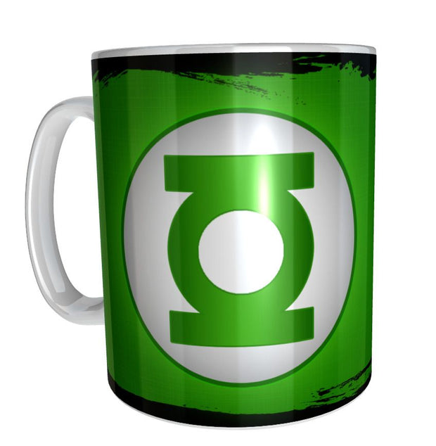 Green Lantern Cup DC super hero Gift 11oz mug boys / dad present superhero