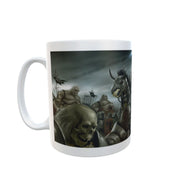 Fantasy ready for battle alternative gothic present skeleton Gift 11oz mug