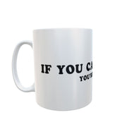 If you can read this adult swear subversive novelty 11oz ceramic mug gift cup