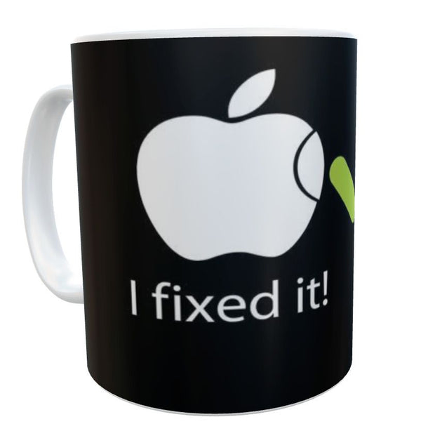 Android Apple i fixed it mug 11oz ceramic mug gift for computer nerd tech wizard