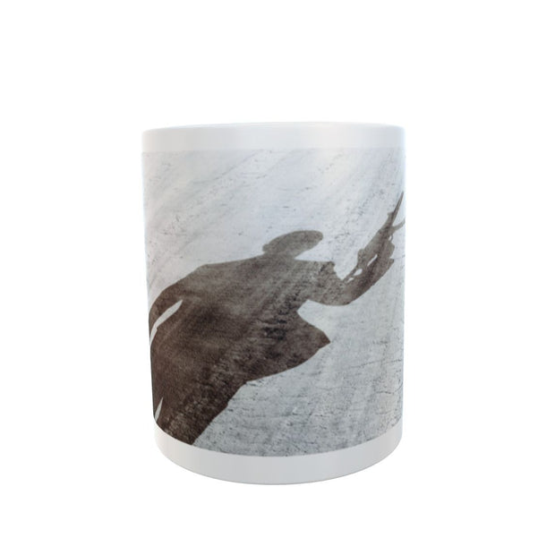 shadow gun silhouette alternative present / Gift 11oz mug